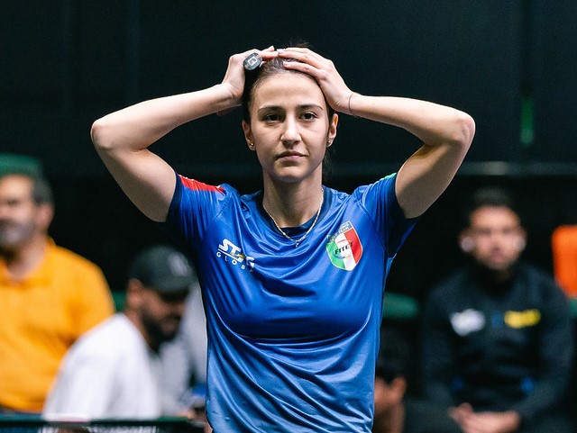 Saudi Smash 2024 Giorgia Piccolin alla fine del match vinto contro Li Yu Jhun