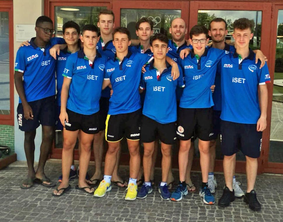 Azzurri cadetti e juniores a Europei 2018