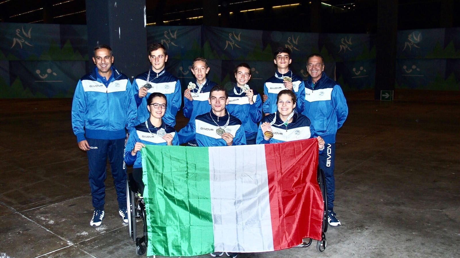Azzurri con medaglie agli Epyg di Genova 20017