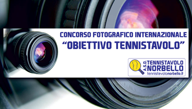 Banner Concorso Fotografico Internazionale Obietivo Tennistavolo