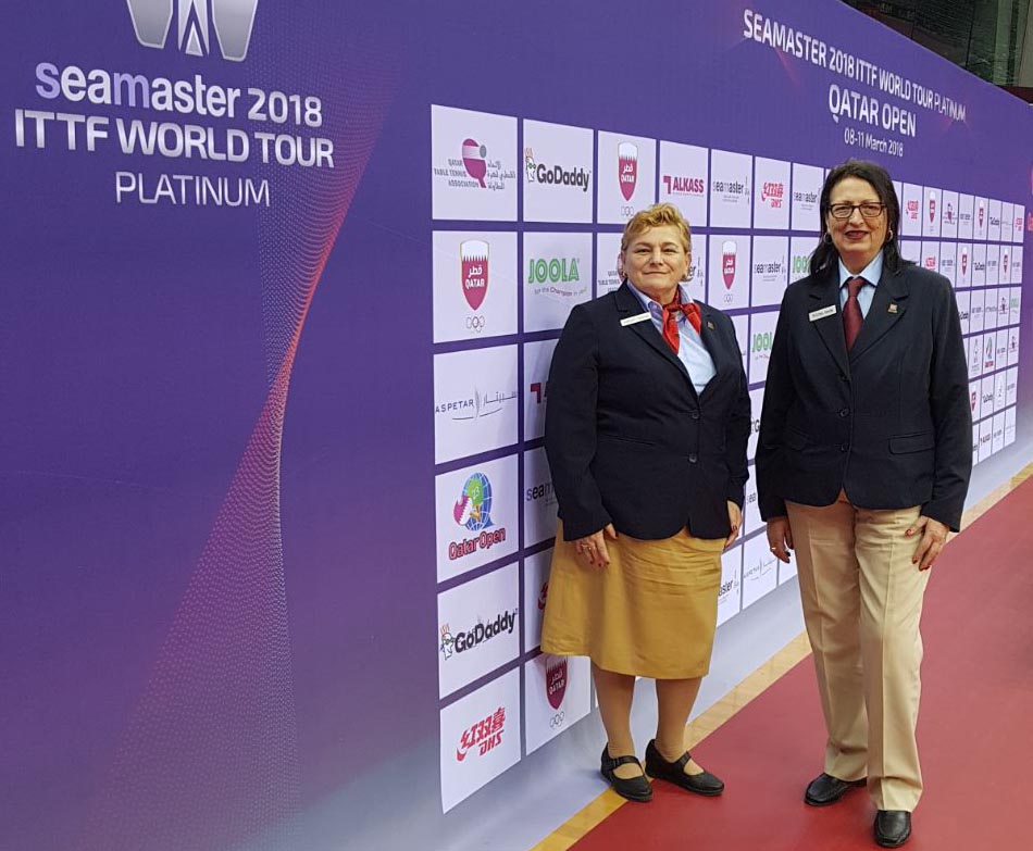 Caterina Farago ed Emilia Pulina Open del Qatar 2018