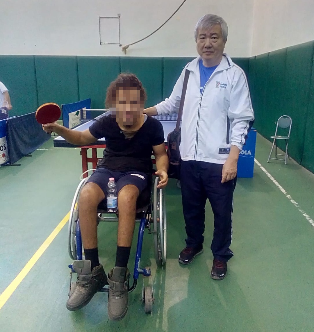 F.A. con il tecnico Wang Hong Liang