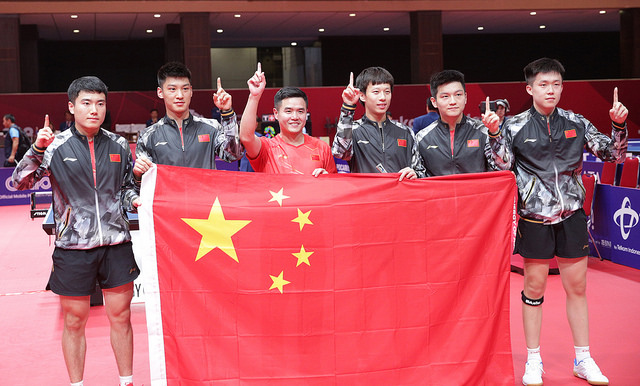 Giochi Asiatici 2018 Cina maschile vincitrice a squadre
