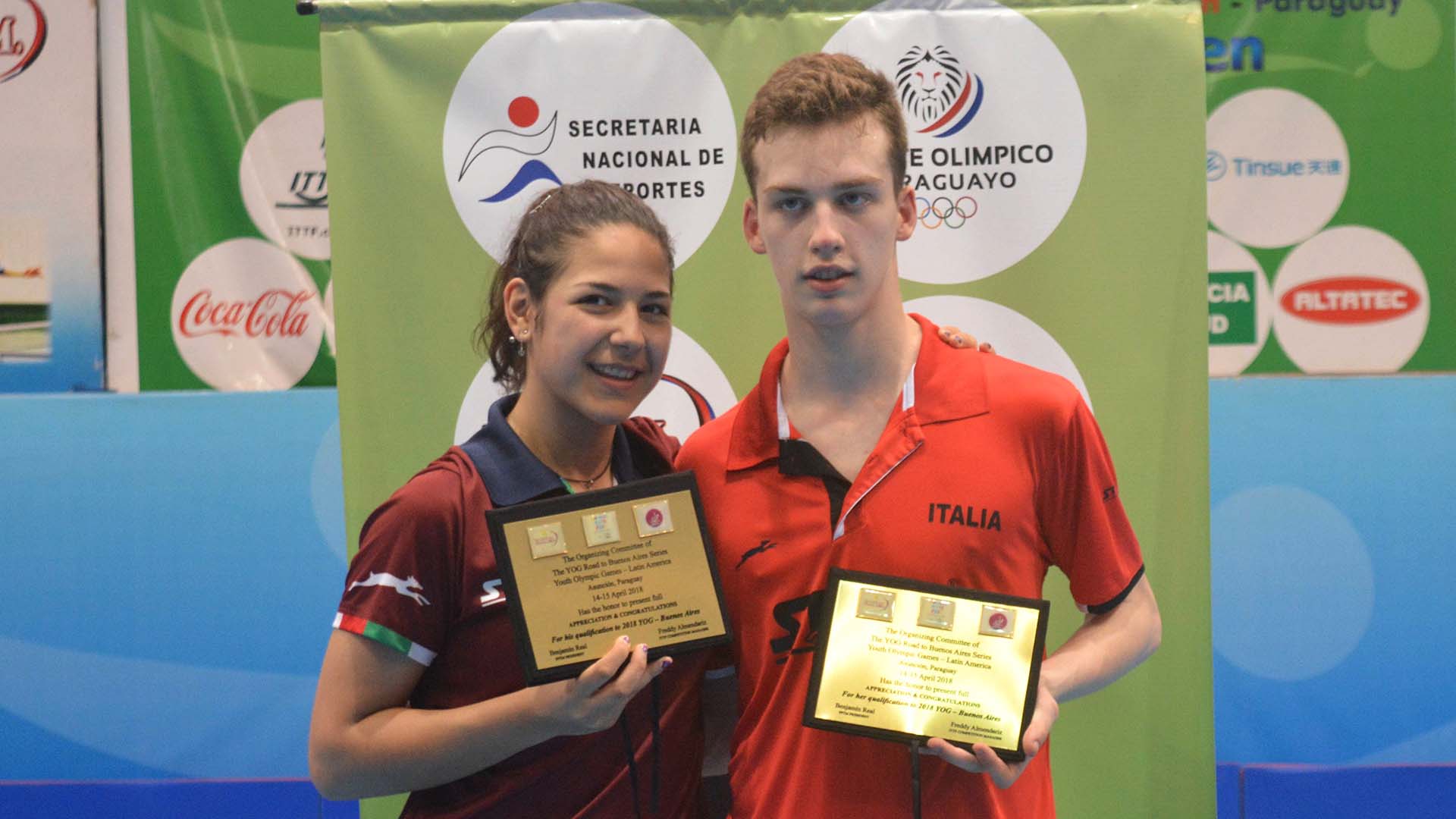 Jamila Laurenti e Matteo Mutti qualificati a Buenos Aires 2018