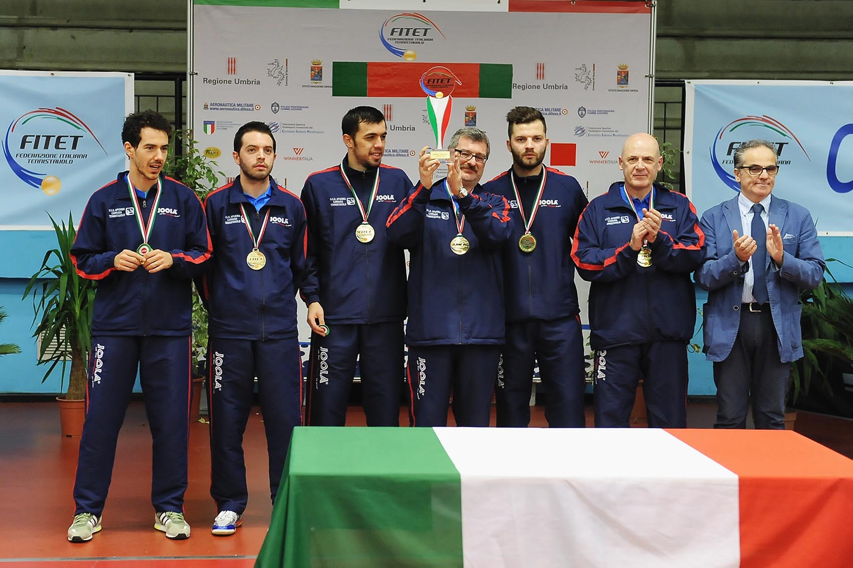 LApuania Carrara solleva la Coppa Italia maschile 2018