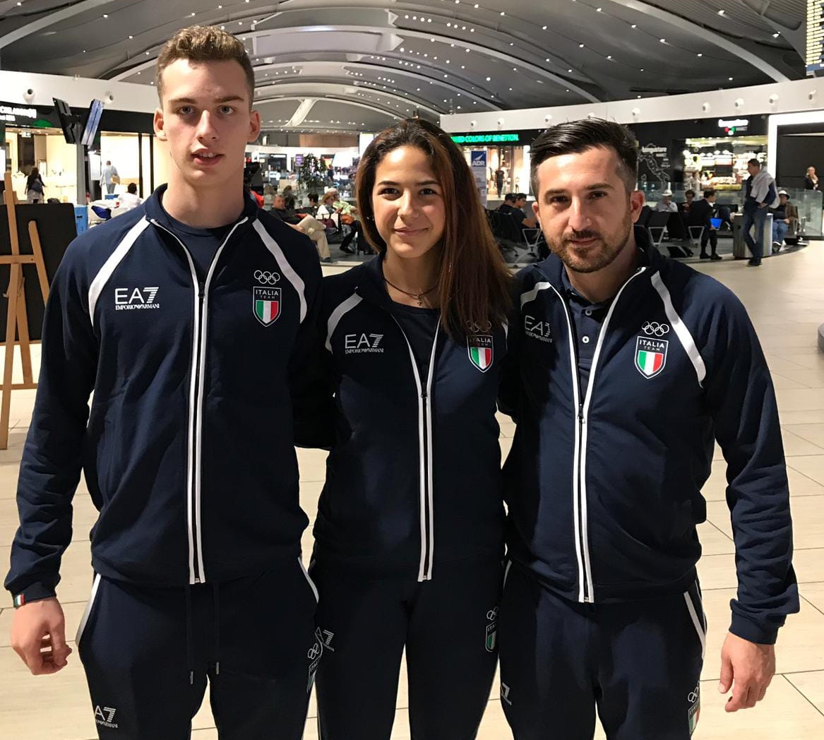 Matteo Mutti Jamila Laurenti e Giuseppe Del Rosso alle Olimpiadi Giovanili 2018