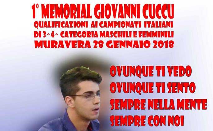 Memorial Giovanni Cuccu 2018 2