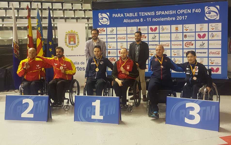 Open di Spagna paralimpico 2017 oro Crosara a squadre