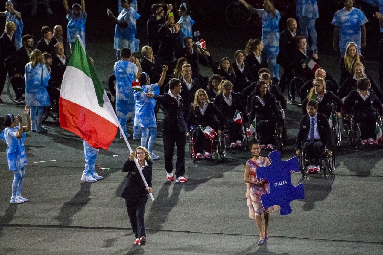 Paralimpiadi Rio sfilata Italia