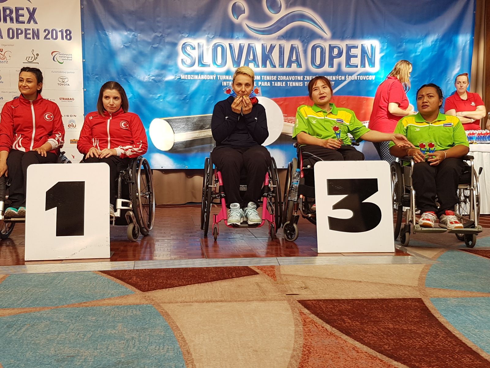 Podio a squadre di classe 3 Open di Slovacchia 2018