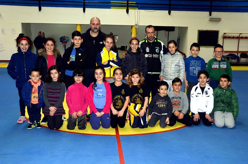 Stage Sardegna fase finale del Teverino Ping Pong Kids