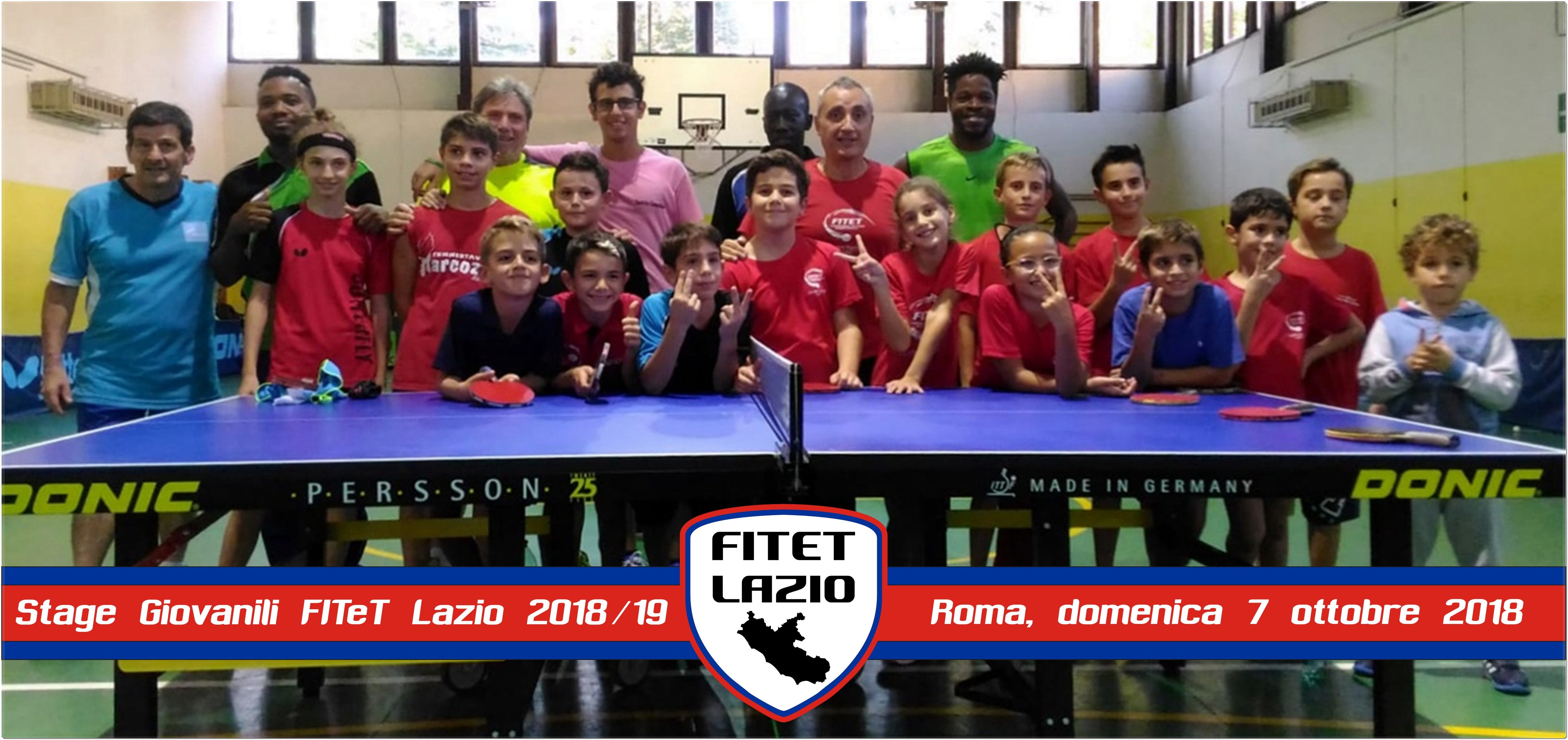 Stage giovanile Lazio ottobre 2018