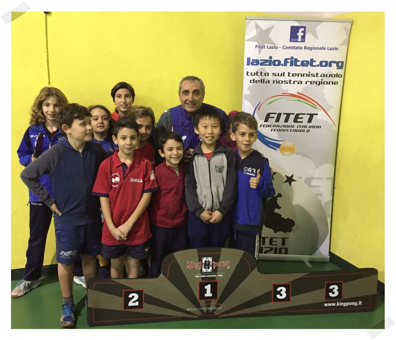 Stage giovanile per Ping Pong Kids Lazio gennaio 2018