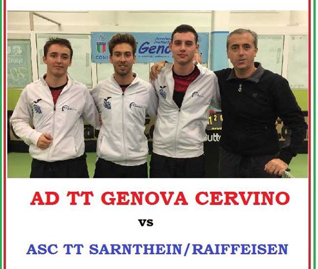 TT Genova contro Sarnthein