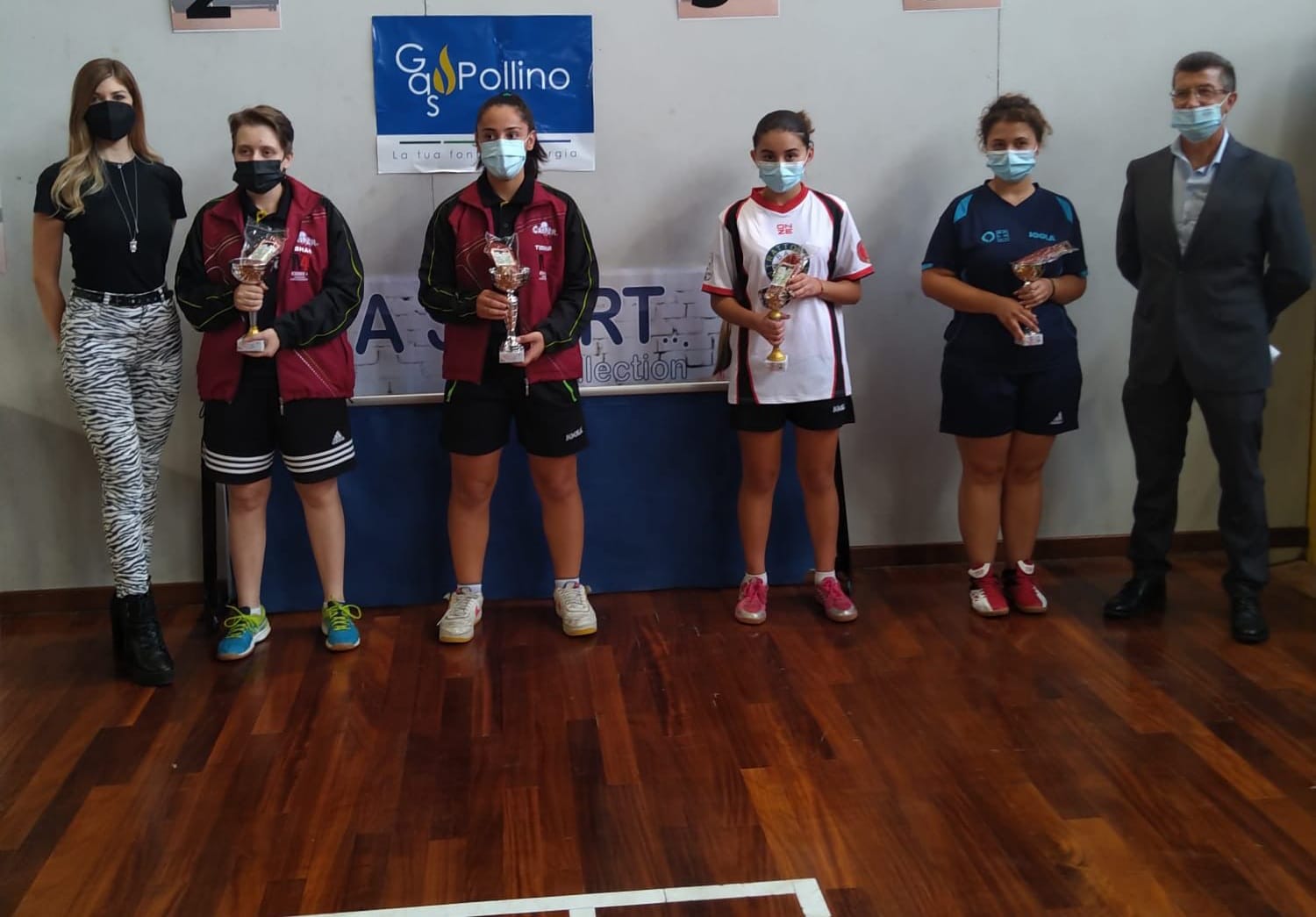 Torneo regionale 9 Memorial Pasquale Amoroso 2021 podio di quarta categoria femminile
