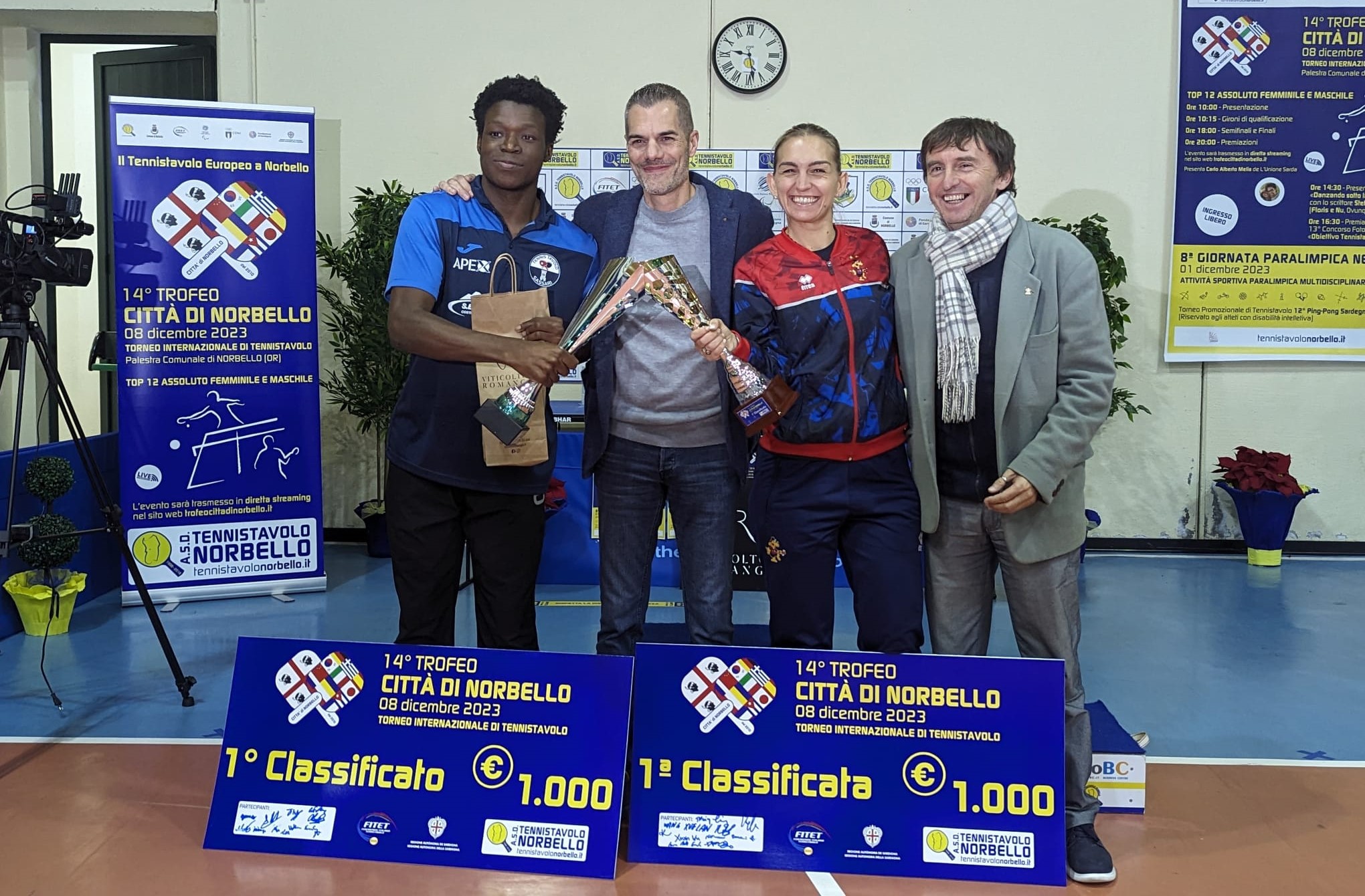 Trofeo Internazionale Città di Norbello 2023 John Oyebode e Nikoleta Stefanova vincitori del Top 12