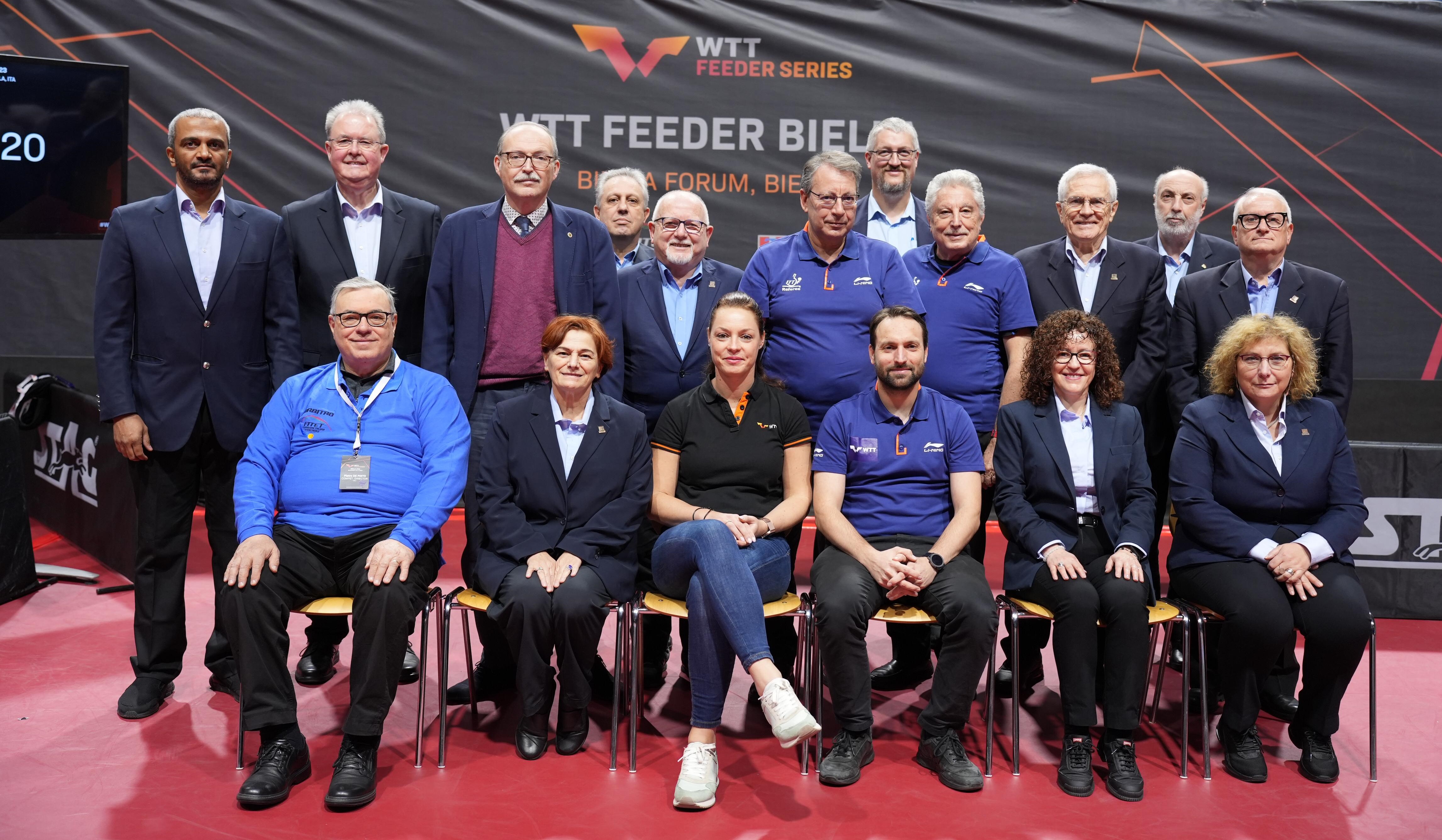 WTT Feeder Biella 2023 gruppo arbitrale
