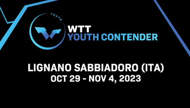WTT Youth Contender Lignano 2023 logo