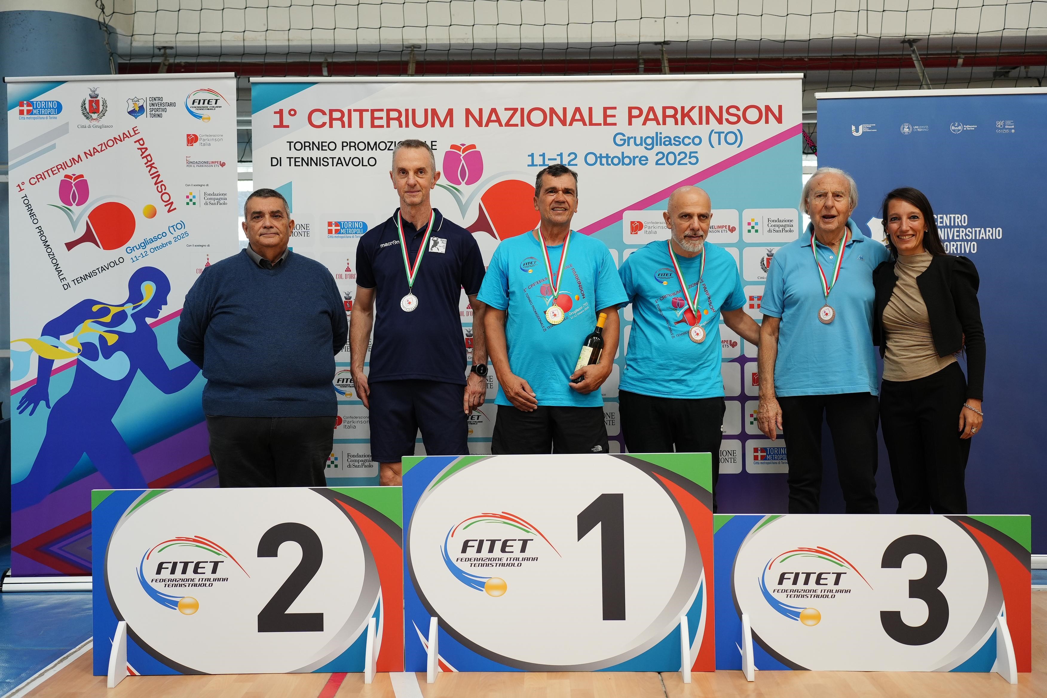 1 Criterium Nazionale Parkinson podio consolation di classe 1