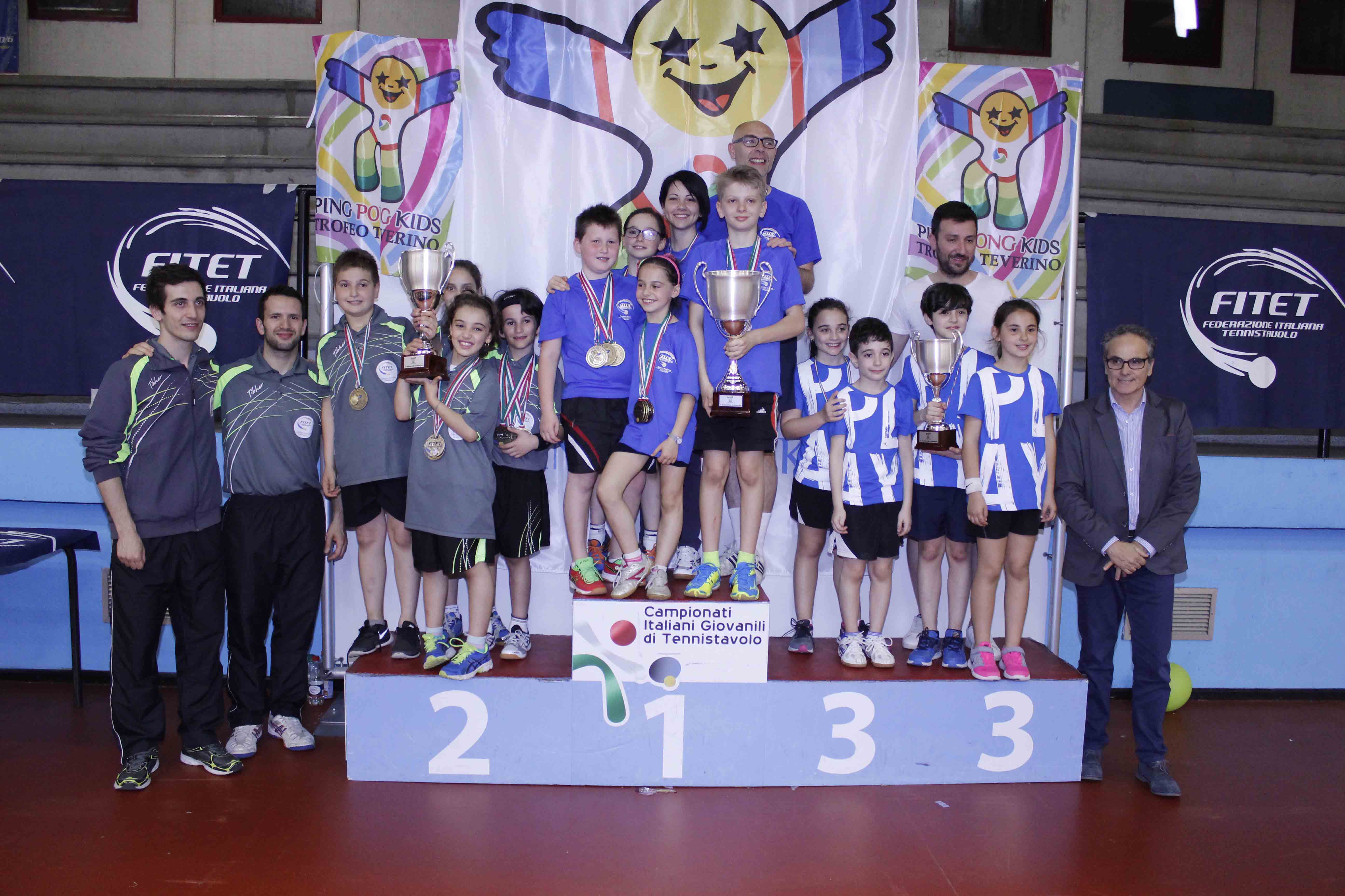 Ping Pong Kids 2017 podio ok