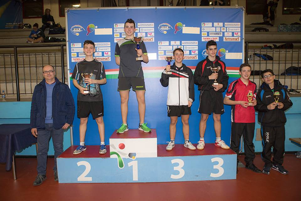 Podio Allievi Terni febbraio 2017