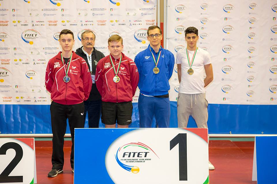 Podio classe 10 maschile Junior Open