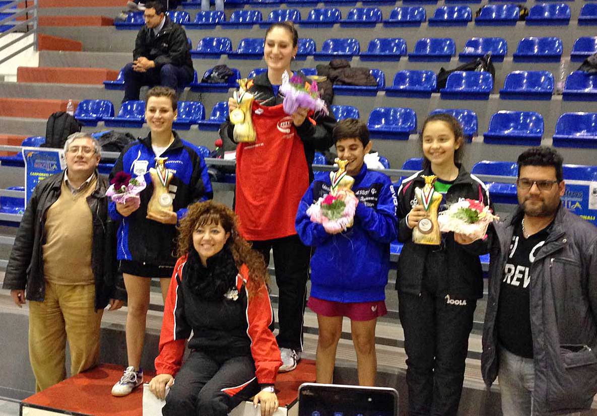 Podio terza categoria femminile