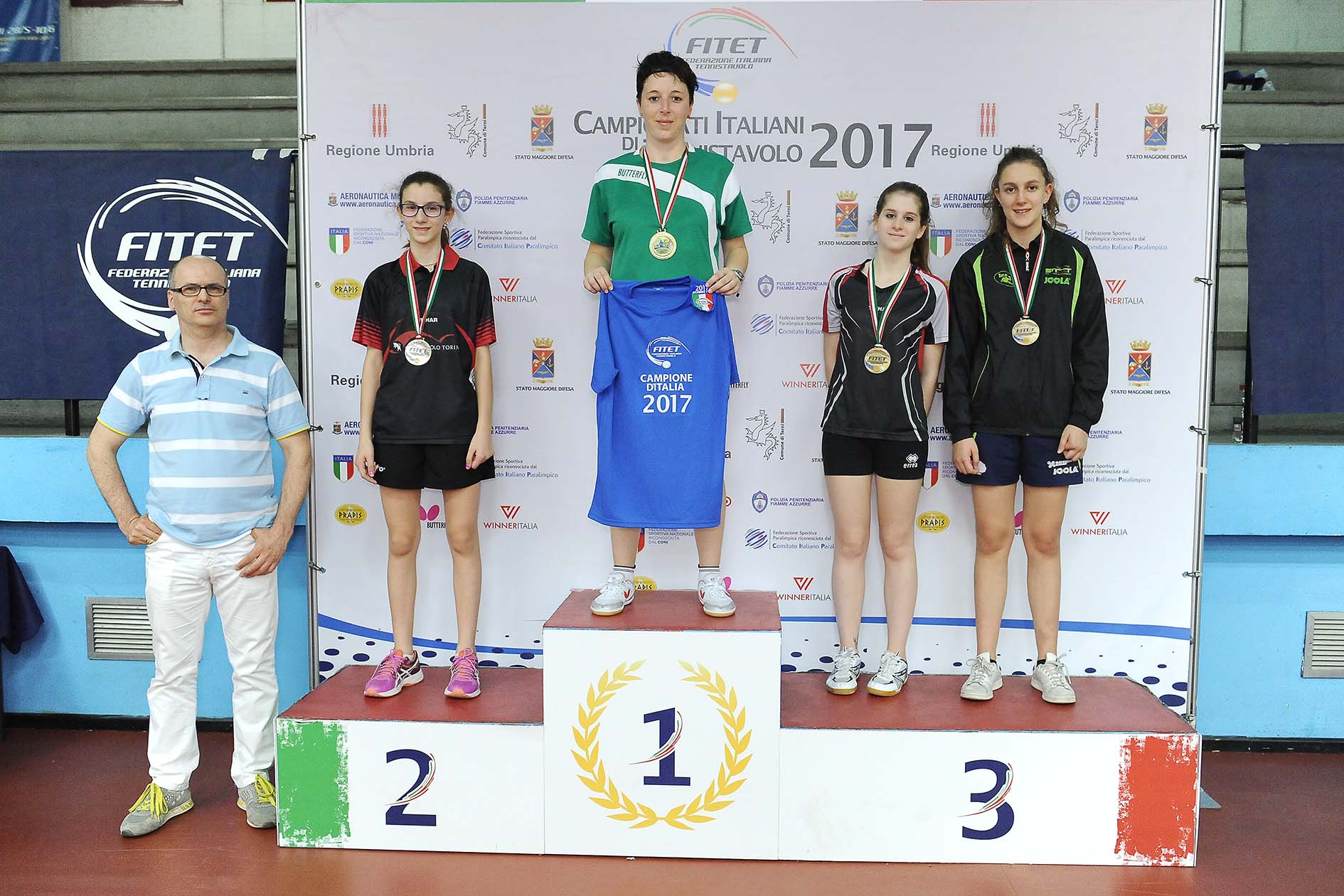 Singolare femminile quarta categoria Terni 2017