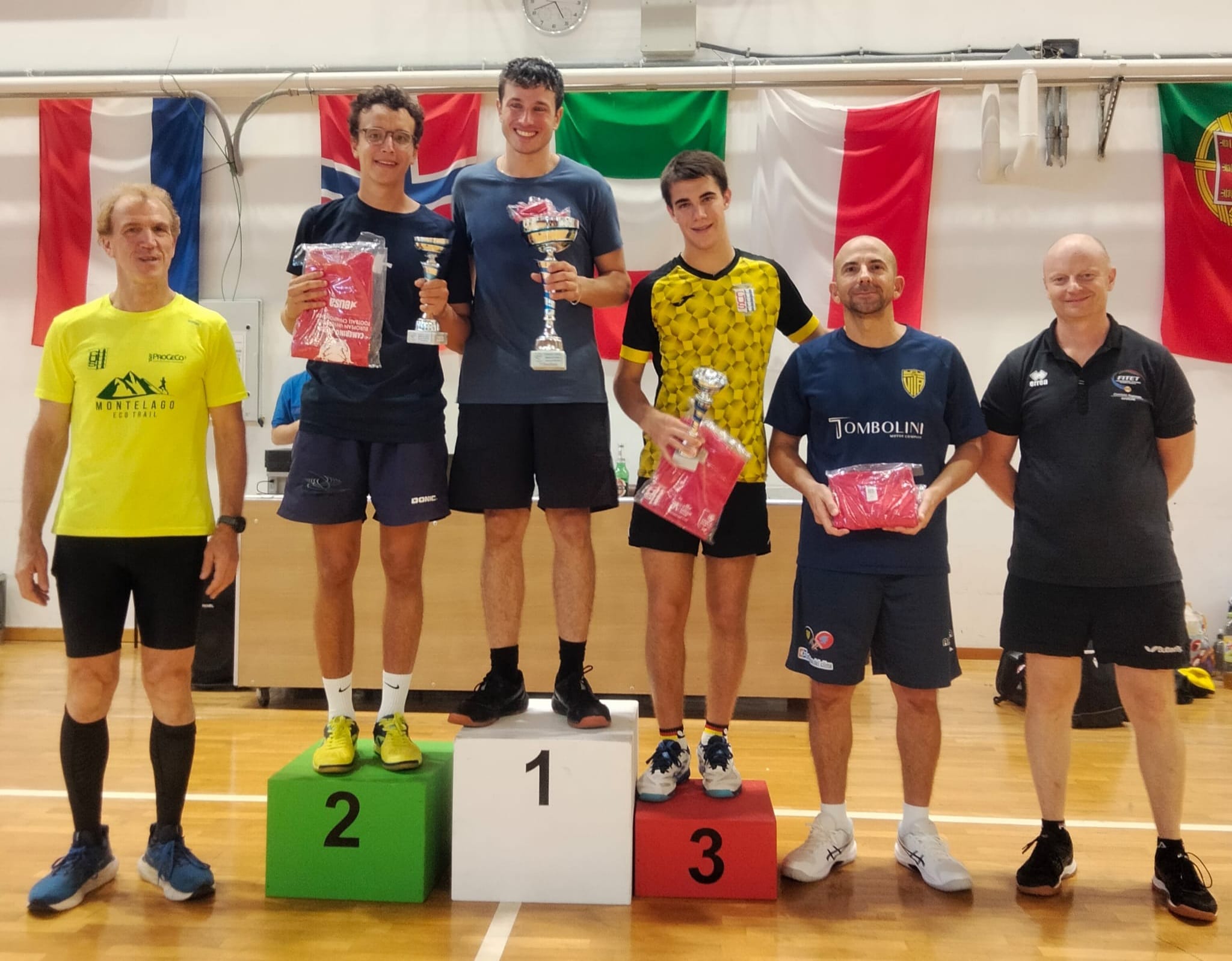 Torneo Open di Camerino 12 13 settembre 2026 podio del singolare Open 2