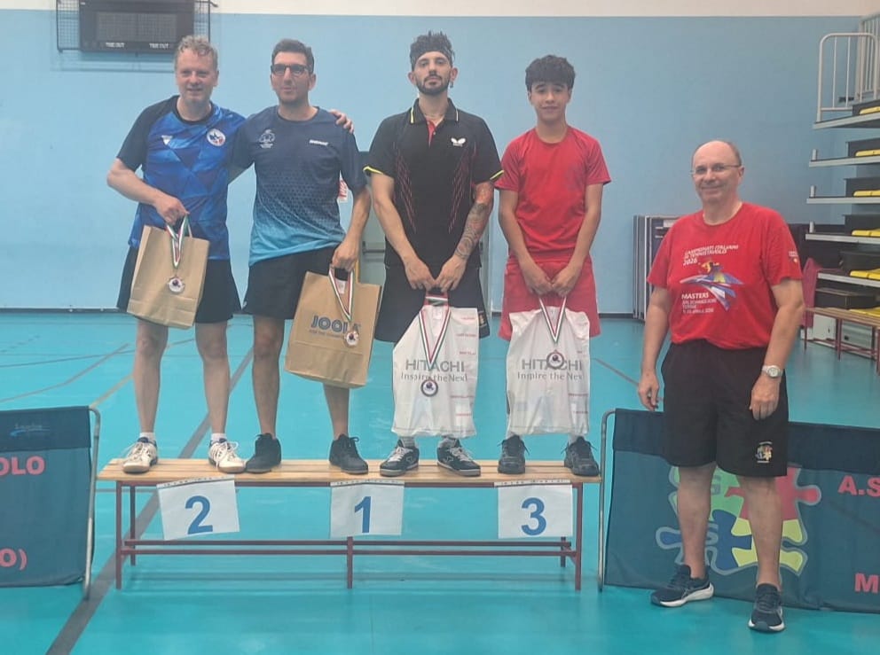 Torneo Open di Moncalieri 12 13 settembre 2026 podio del singolare Open 3