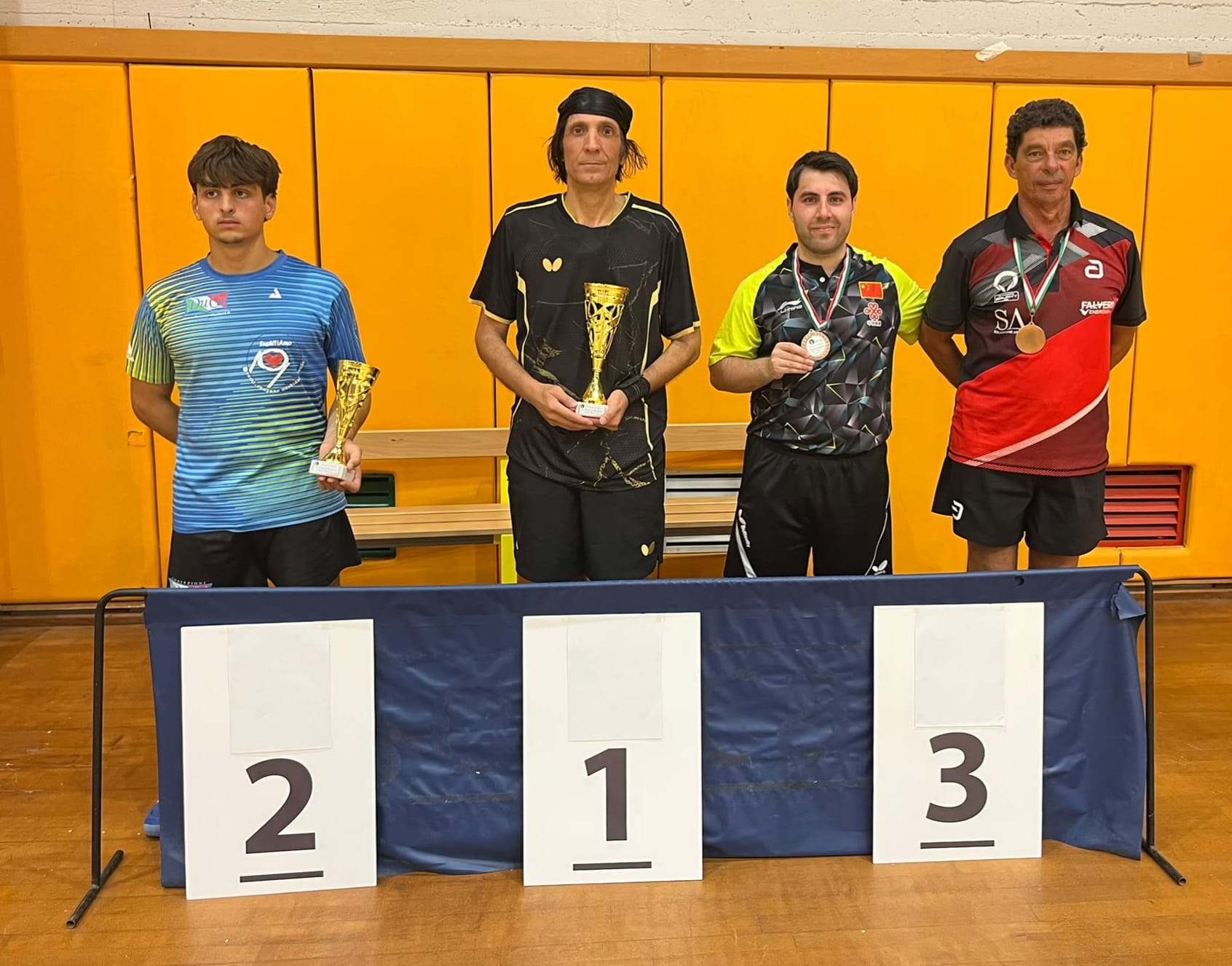 Torneo Open di Reggio Calabria 12 13 settembre 2026 podio del singolare Open 5
