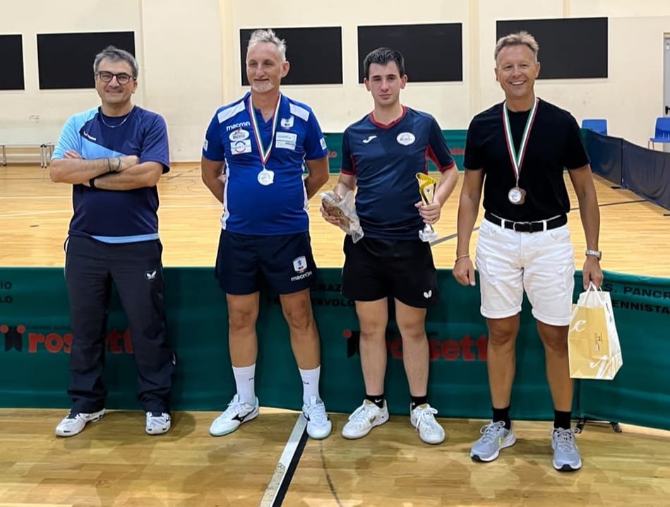 Torneo Open di San Giovanni Lupatoto 12 13 settembre 2026 podio del singolare Open 3