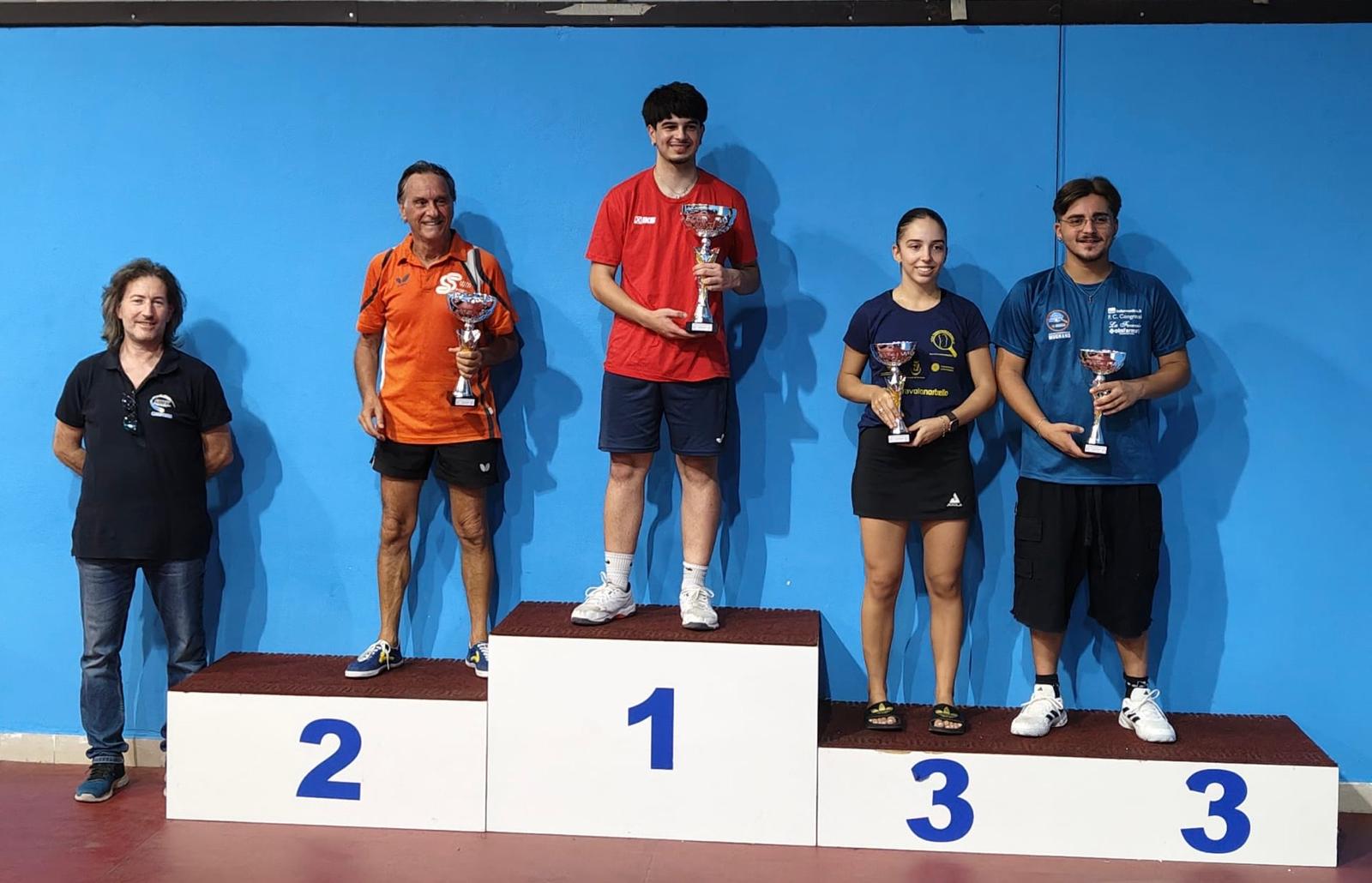 Torneo Open di San Nicola La Strada 12 13 settembre 2026 podio del singolare Open 2