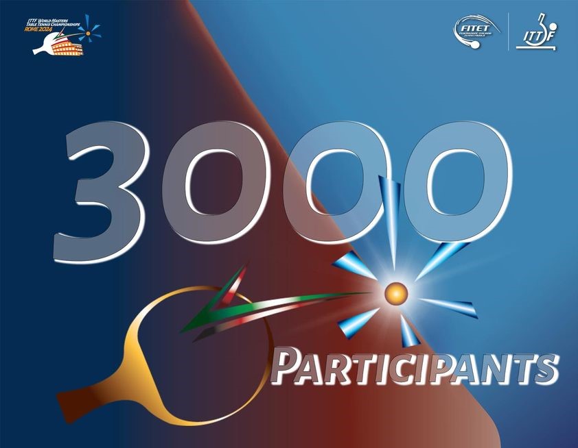 3000 iscritti ai Mondiali Masters di Roma 2024 