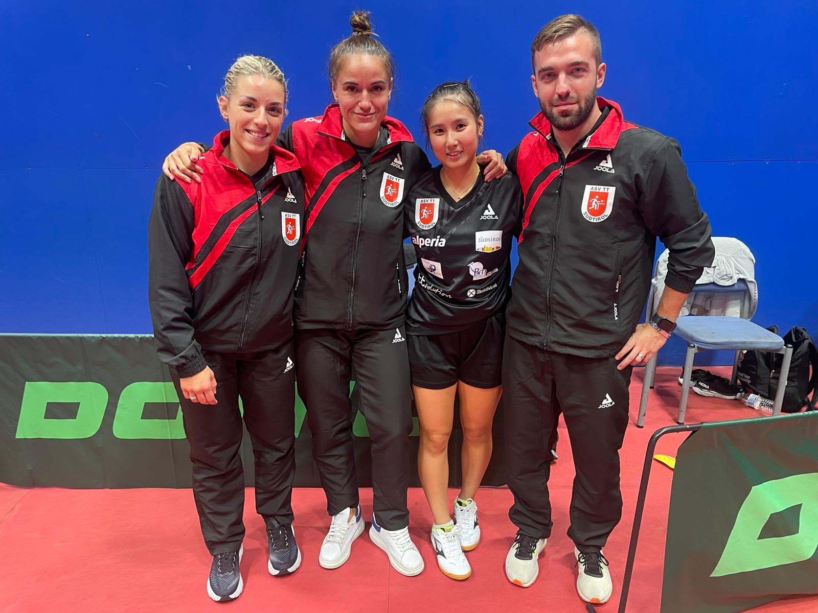 ASV TT Südtirol a Londra nella prima fase della Europe Cup 2022 2023