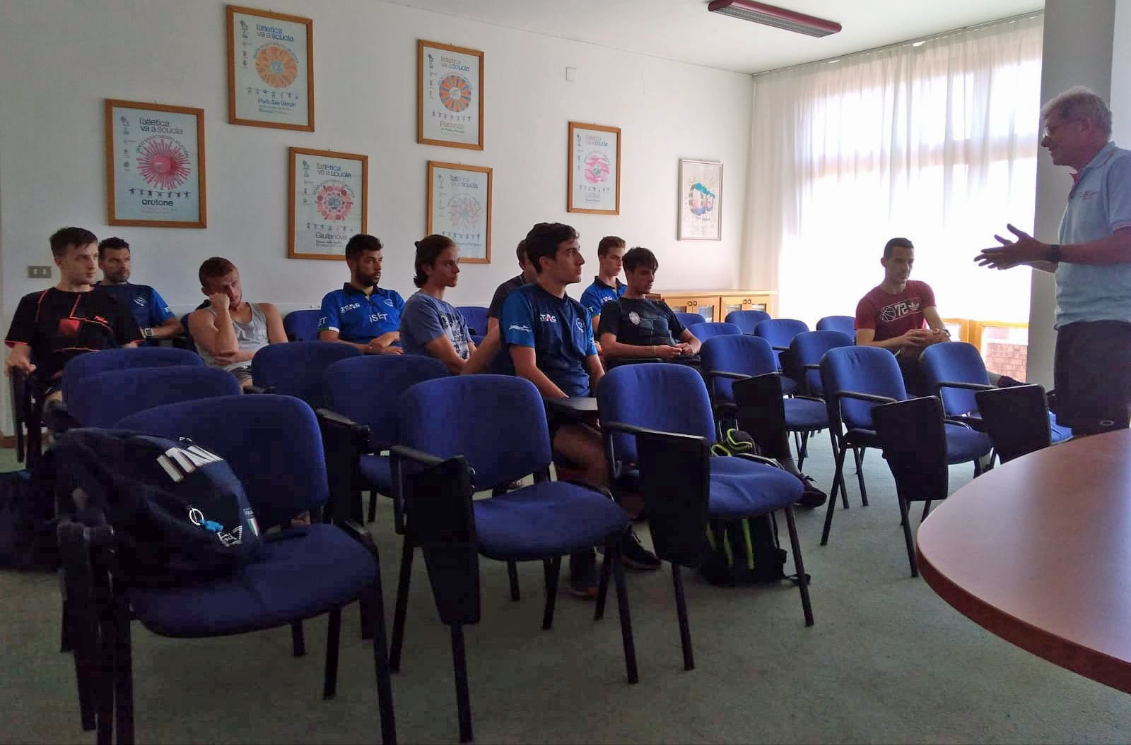 A Formia seduta con il mental coach Alberto Cei