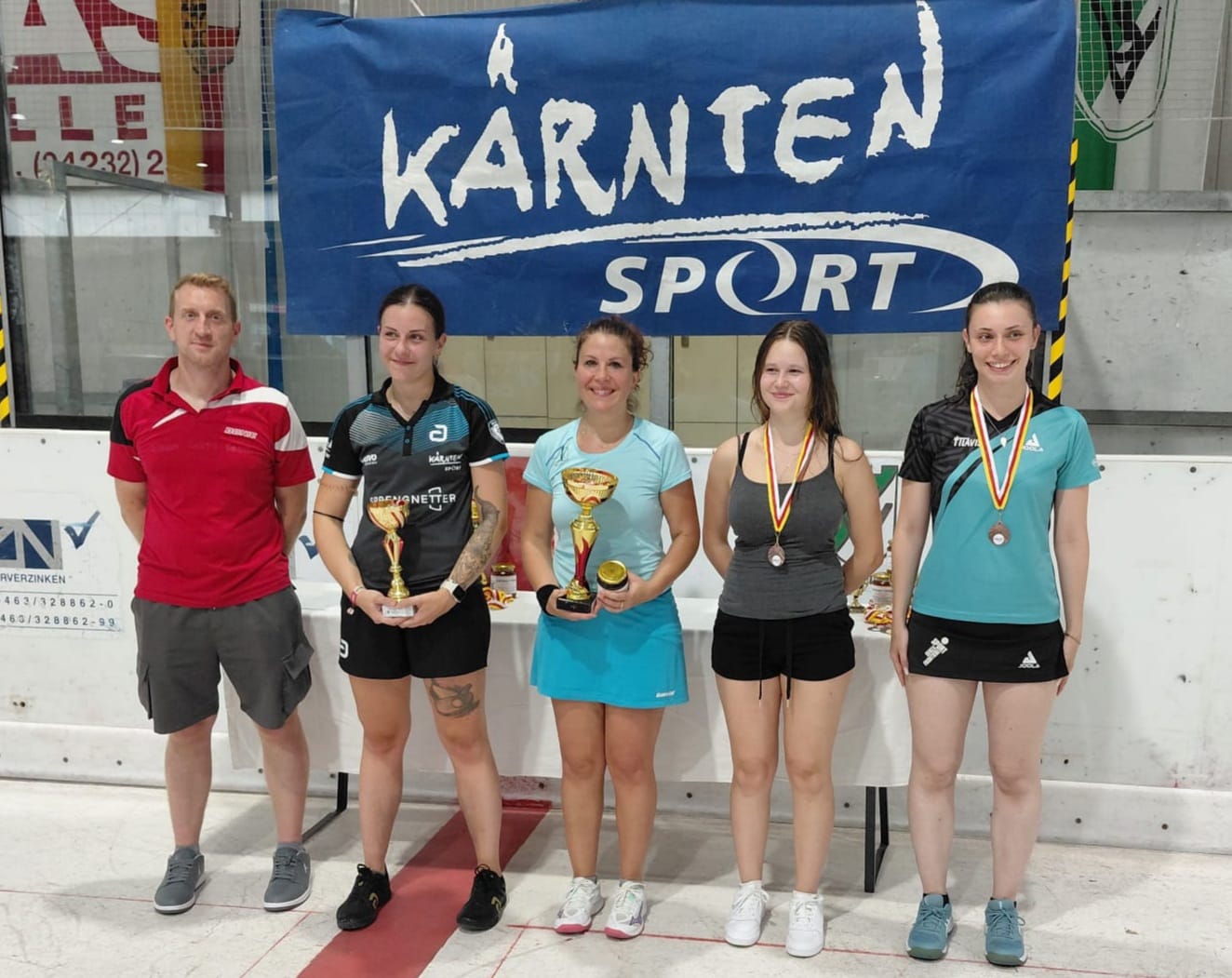 Alpen Adria Cup 2026 podio del singolare femminile