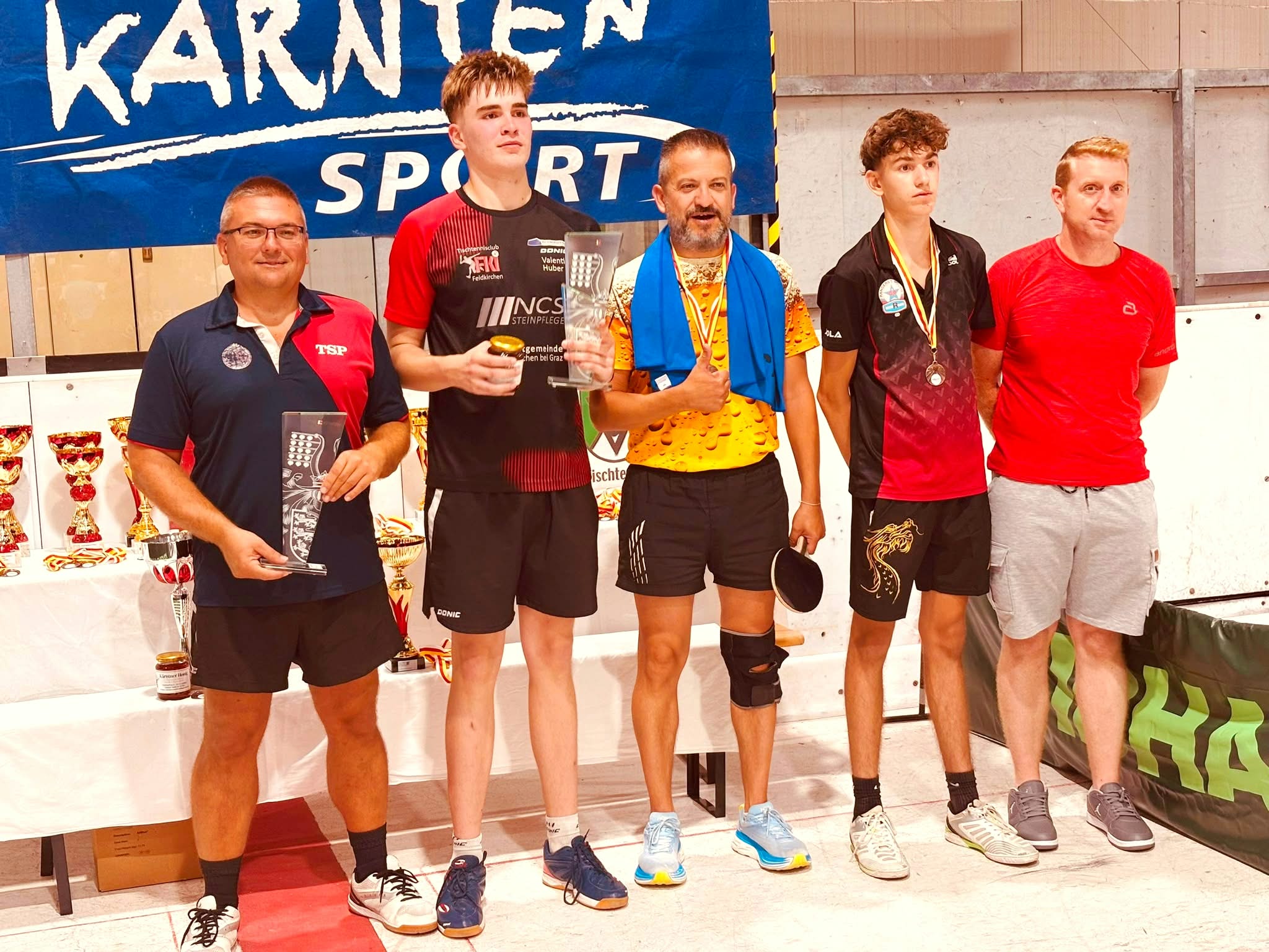 Alpen Adria Cup 2026 podio del singolare ospiti