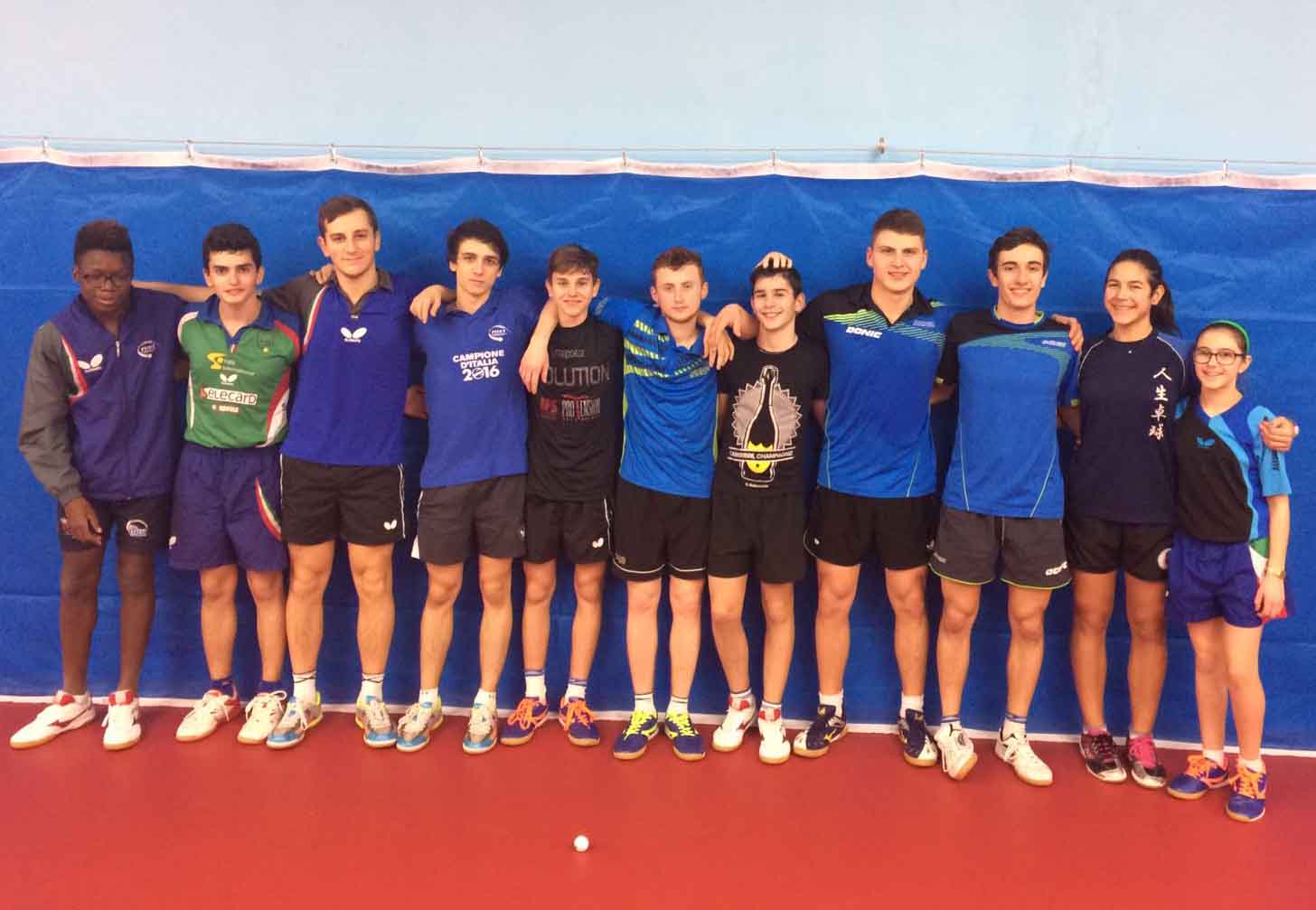 Andrei Putuntica con azzurri a Formia