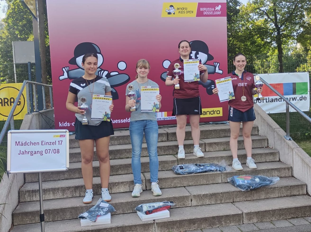 Andro Kids Open 2023 Giorgia Filippi e Chiara Daverio prima e seconda nel singolare Under 17