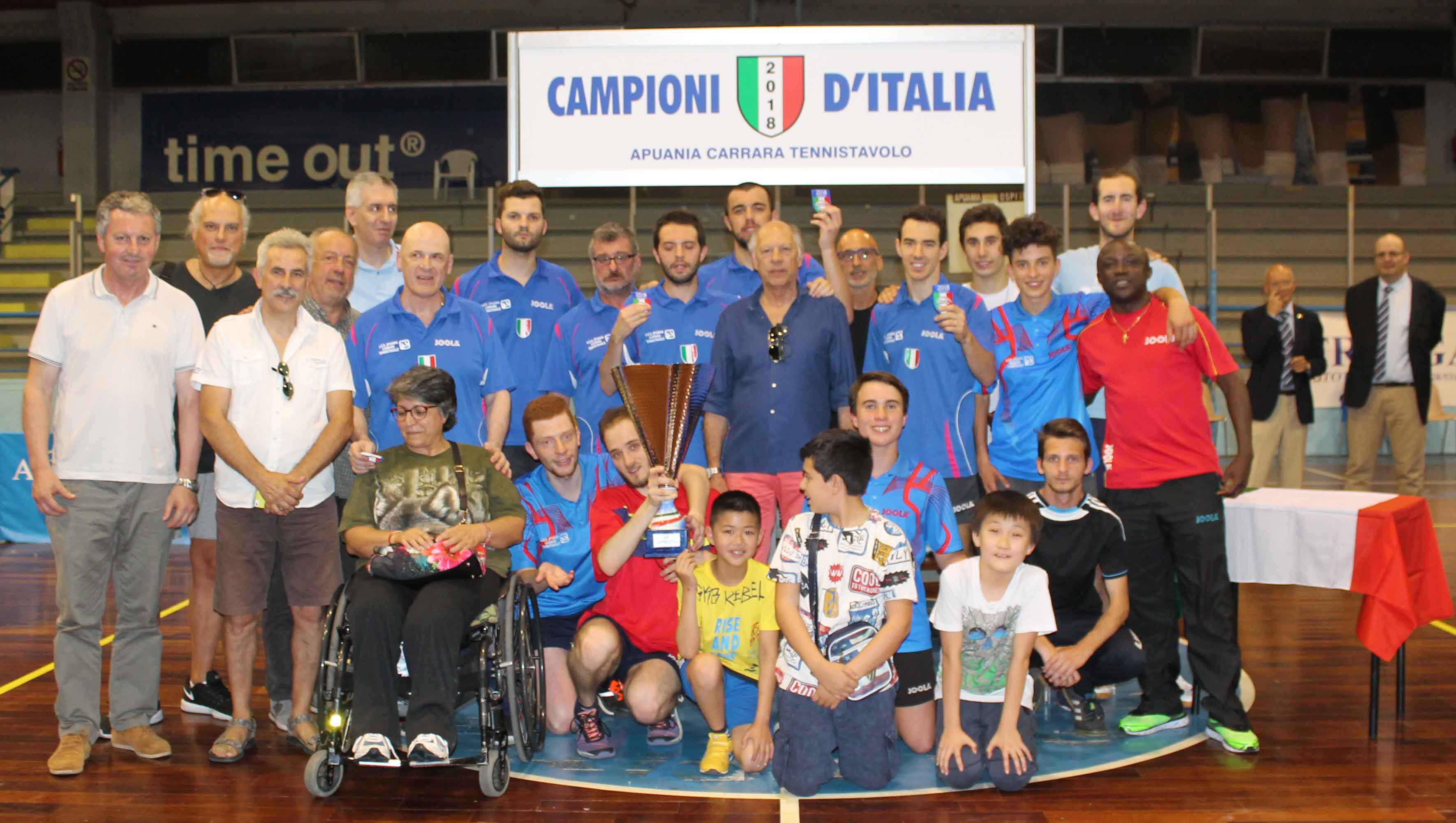 Apuania Carrara campione dItalia 2017 2018