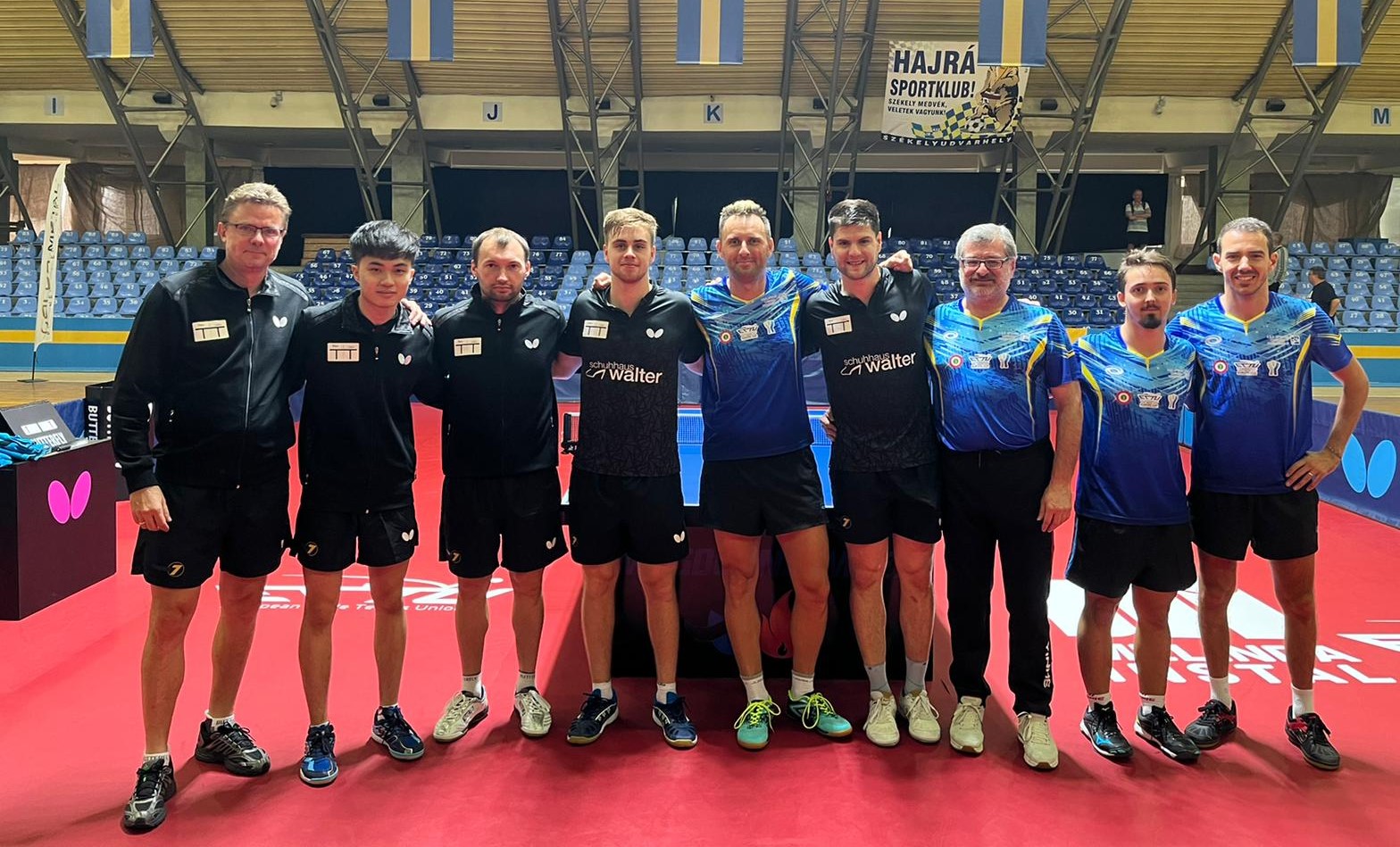 Apuania Carrara contro TTC Neu Ulm prima fase della Champions League 2022 2023