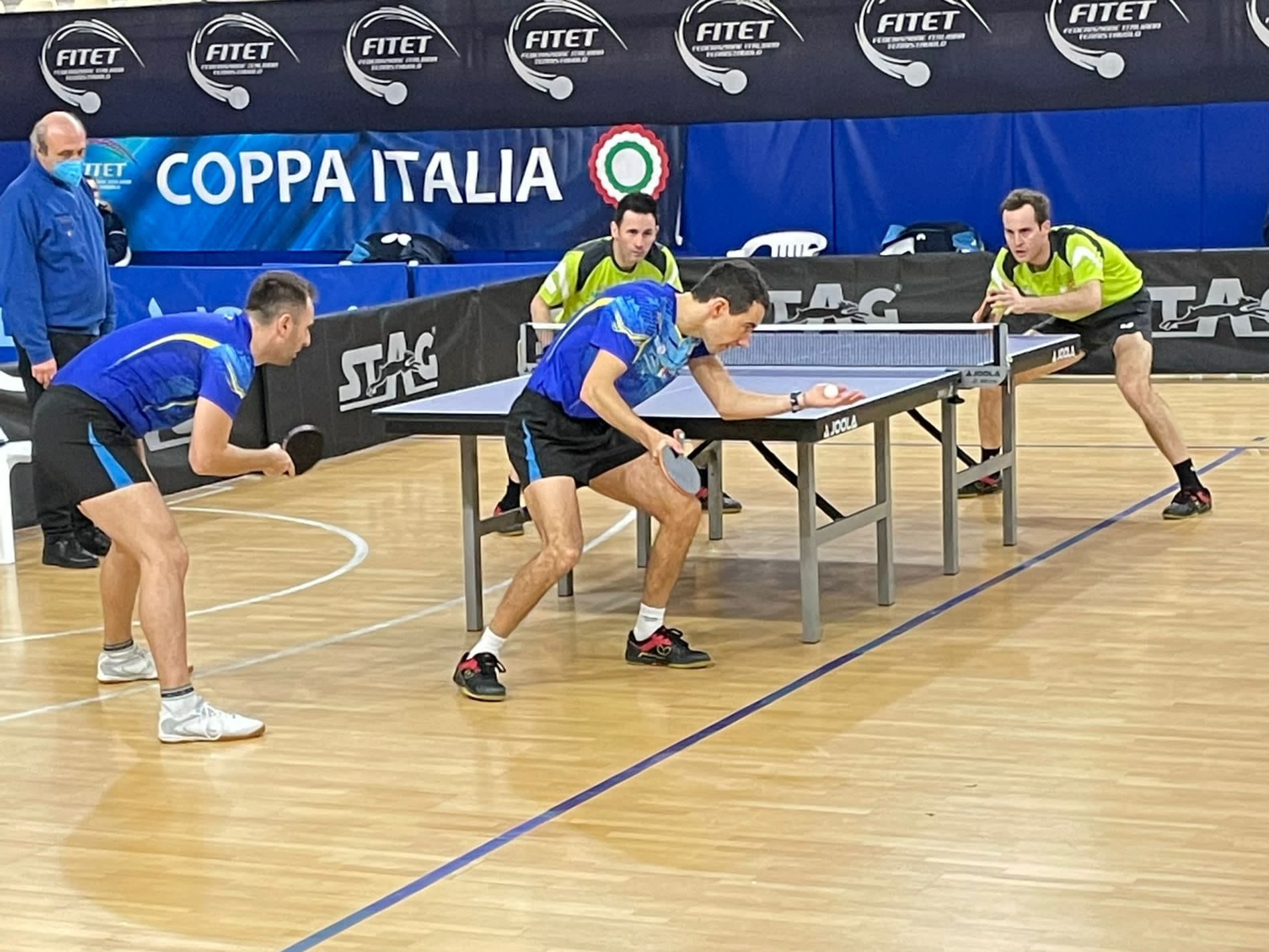 Apuania Carrara contro Top Spin Messina in doppio finale della Coppa Italia 2022