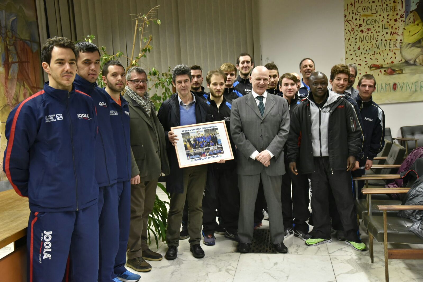 Apuania Carrara dal sindaco 2018