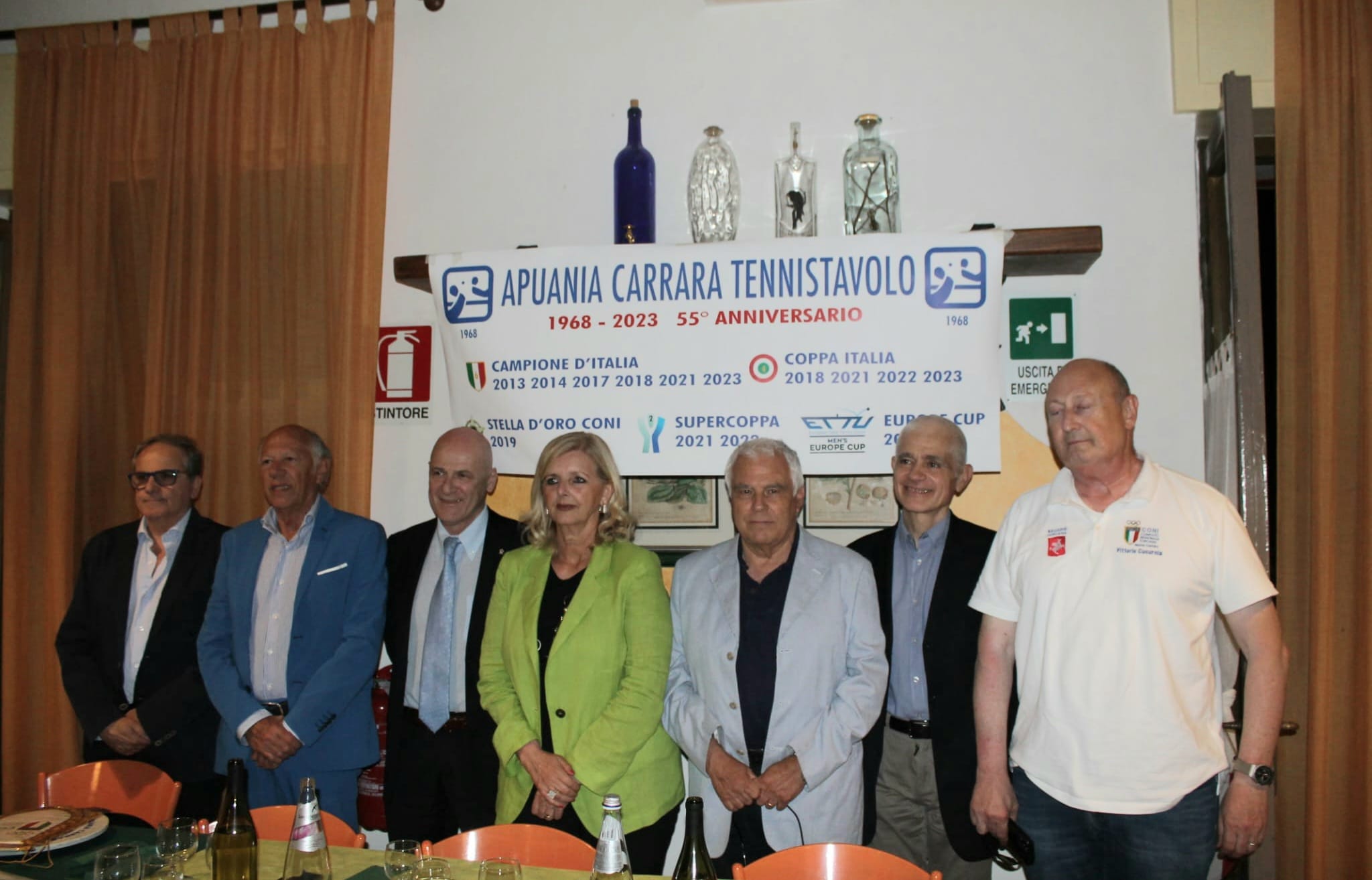 Apuania Carrara festa per i 55 anni