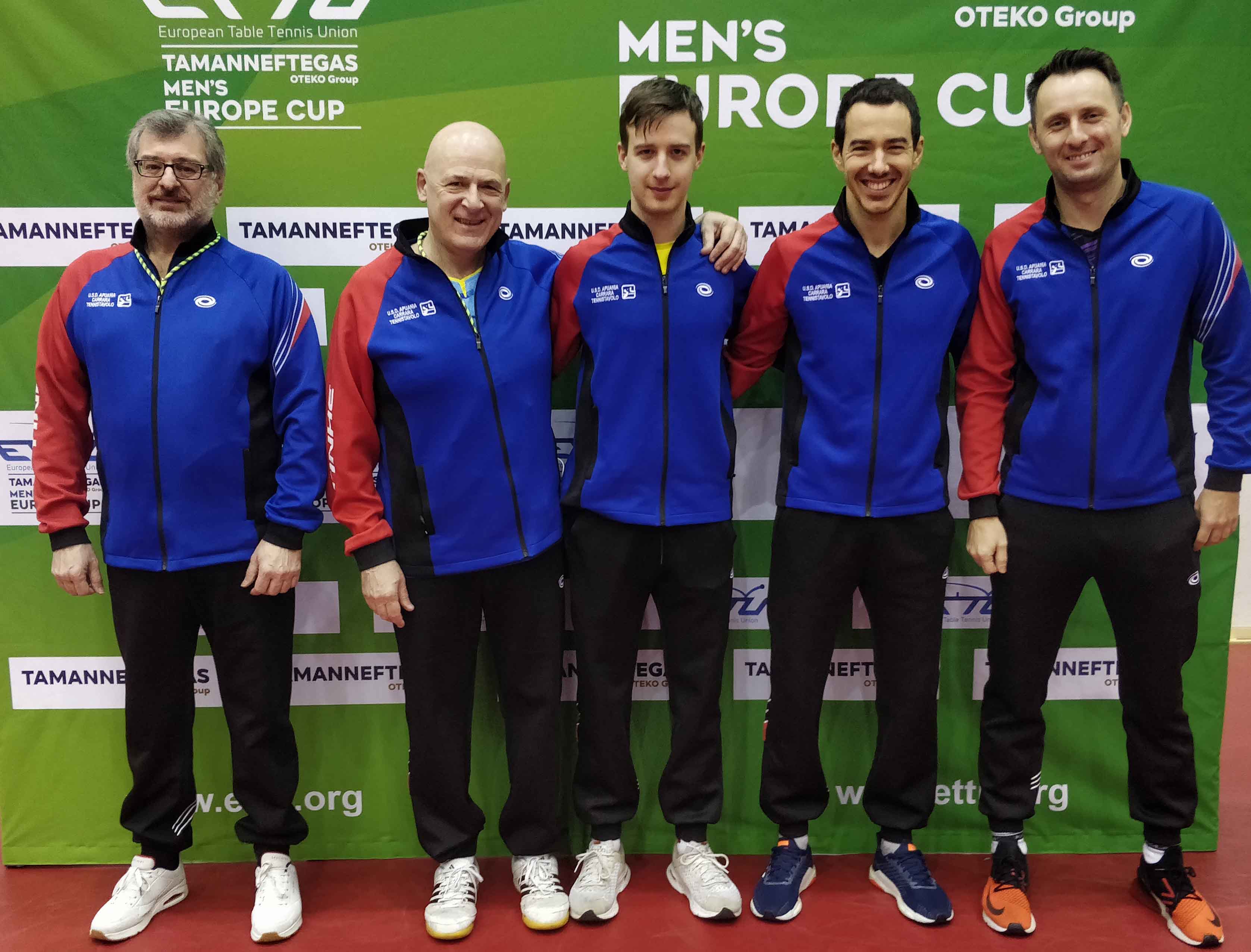 Apuania Carrara in Portogallo alla seconda fase di Europe Cup 2021 2022