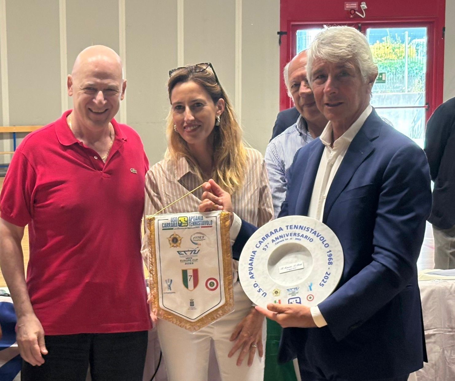 Apuania Carrara premiata dal ministro Andrea Abodi luglio 2025