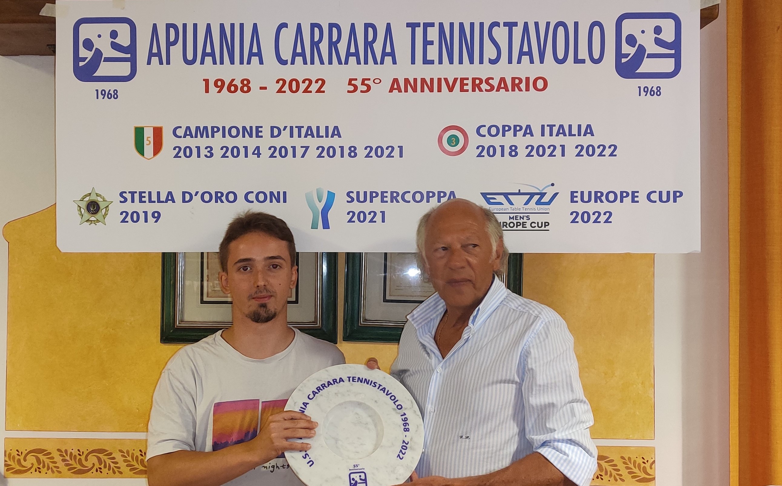 Apuania Carrara premiazione Andrea Puppo