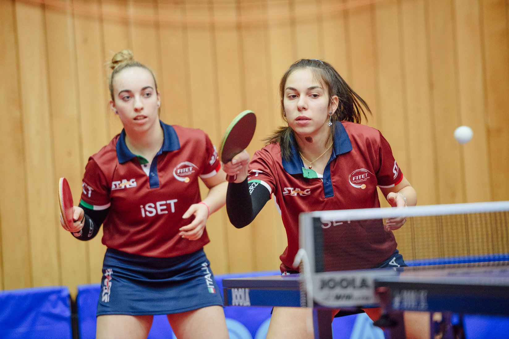 Arianna Barani e Valentina Roncallo in azione