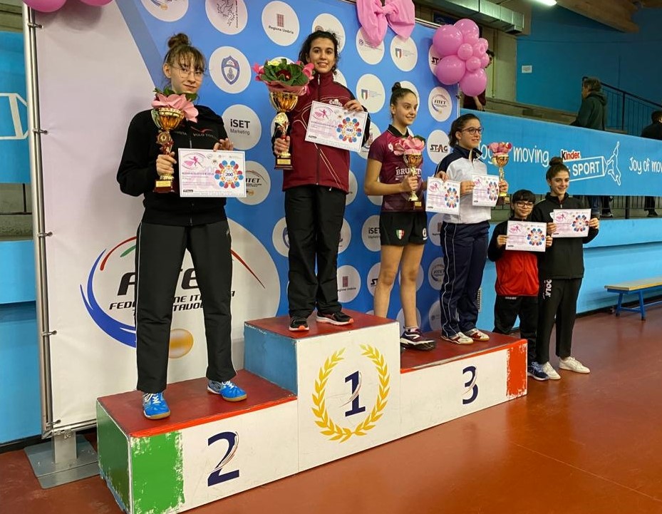 Arianna Creaco podio quarta categoria Giornate Rosa di Terni 2020